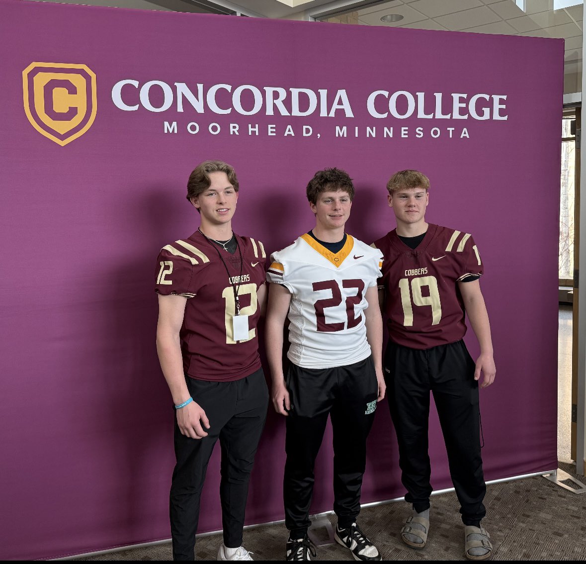 JakeStassen's tweet photo. Thank you for the Junior Day. 
@Cobber_Football @CoachCBraaten https://t.co/FvE3rCSJf2