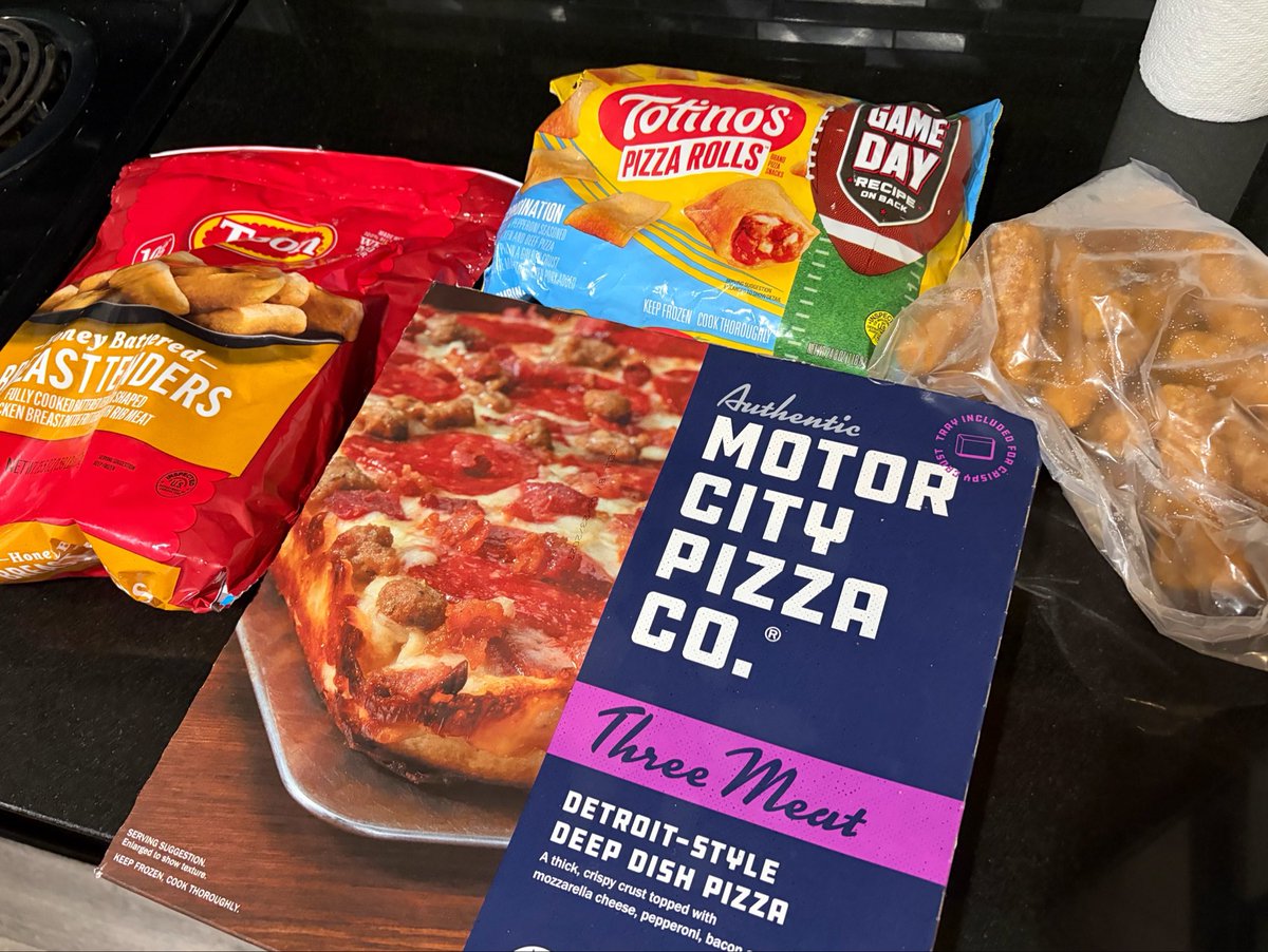 After a weekend feeling better than I have in a week, celebration calls for watching playoff Hockey and eating a mixture of foods that would make a 12 year old thrilled