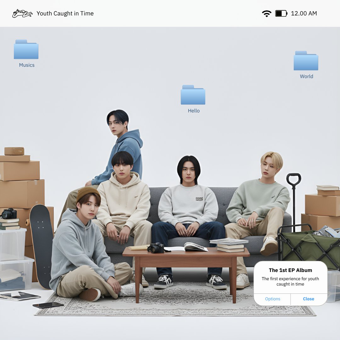 crt_young's tweet image. Something new is coming.    

"Hello world, time to show you something new. ✨"  

The 1st EP 'Youth Caught in Time' 💽
In May 13th 📅

#ComingSoon #YouthCaughtInTime