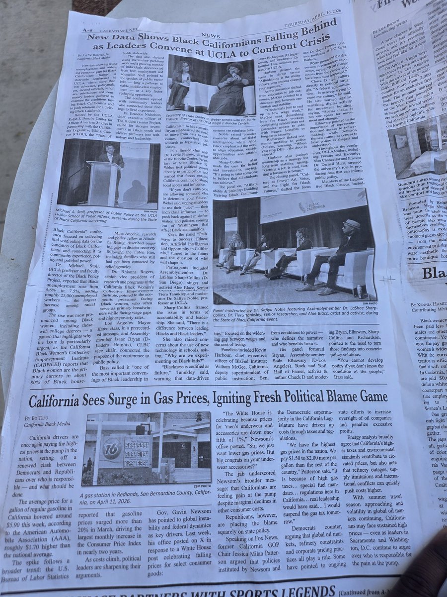 This article is from From the LA Sentinel this week  how the California legislature black Caucus  has lost all respect  towards black California  especially  Issac Bryan  the one that supported  Tom Steyer that had stocks in the private prison industrial complex