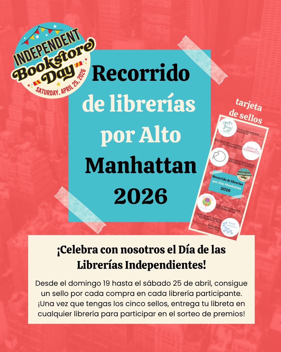 bookculture's tweet image. #bookcultureonbroadway #fountainbookshop #recirculation @bookculture @WordUpBooks @SistersUptown