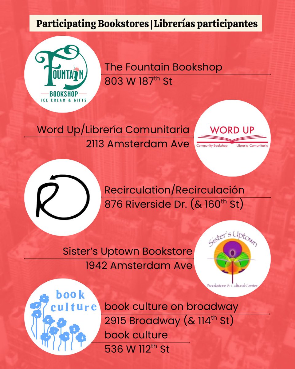 bookculture's tweet image. #bookcultureonbroadway #fountainbookshop #recirculation @bookculture @WordUpBooks @SistersUptown