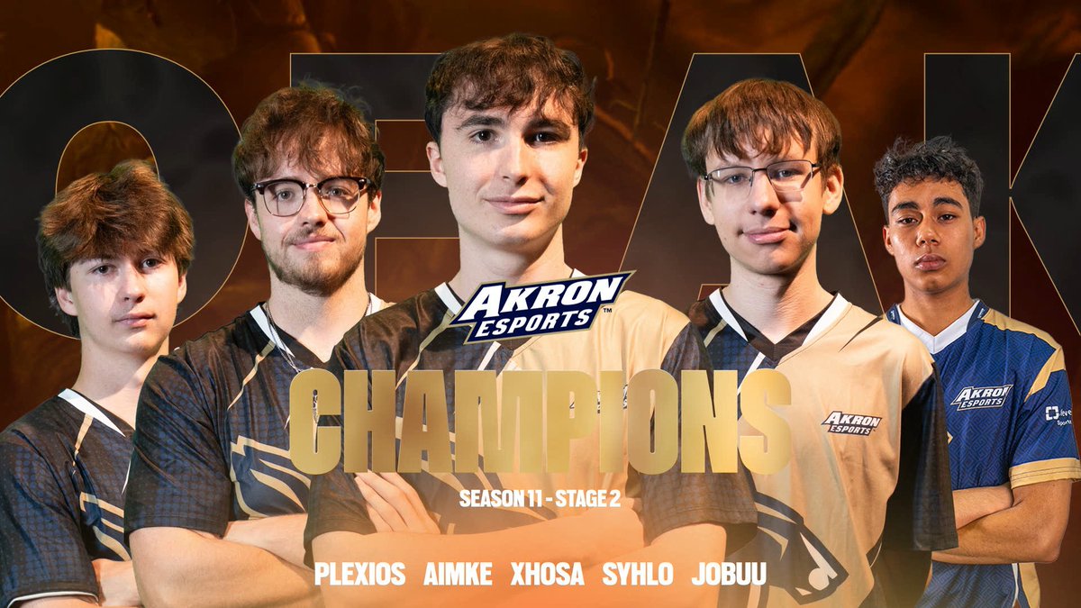 👑AKRON ESPORTS ARE YOUR COLLEGIATER6 STAGE 2 CHAMPIONS👑

Welcome Akron back to their rightful throne!

👑<a href="/plexioss/">Plexios</a> 
👑<a href="/XhosaR6/">Xhosa 🇺🇸🇿🇦</a> 
👑<a href="/Syhloz/">Syhlo</a> 
👑<a href="/JakeKacz/">Aimke</a> 
👑<a href="/Jobuu915/">Jobuu</a> 

👑<a href="/soupathy/">Soup | Brian 🍲</a> 

<a href="/ZipsEsports/">Akron Esports</a>