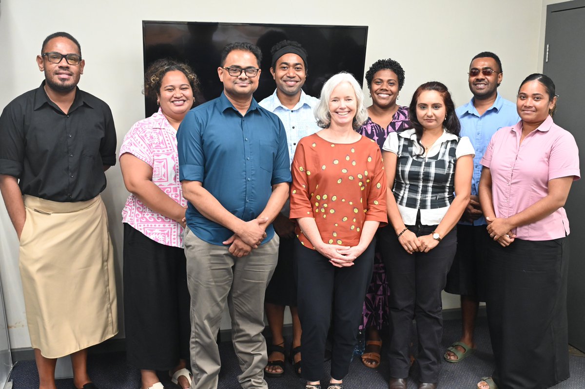 ACIARAustralia's tweet photo. #ACIAR RPM Fisheries, Dr Jennifer Blair recently visited ๐ซ๐ฏ, meeting with partners to discuss aquaculture priorities. The visit also included discussions on an oyster & seaweed project supporting coastal communities in Fiji and northern Australia.
๐https://t.co/yNrLyEVMSD https://t.co/BBJgSmhpj7
