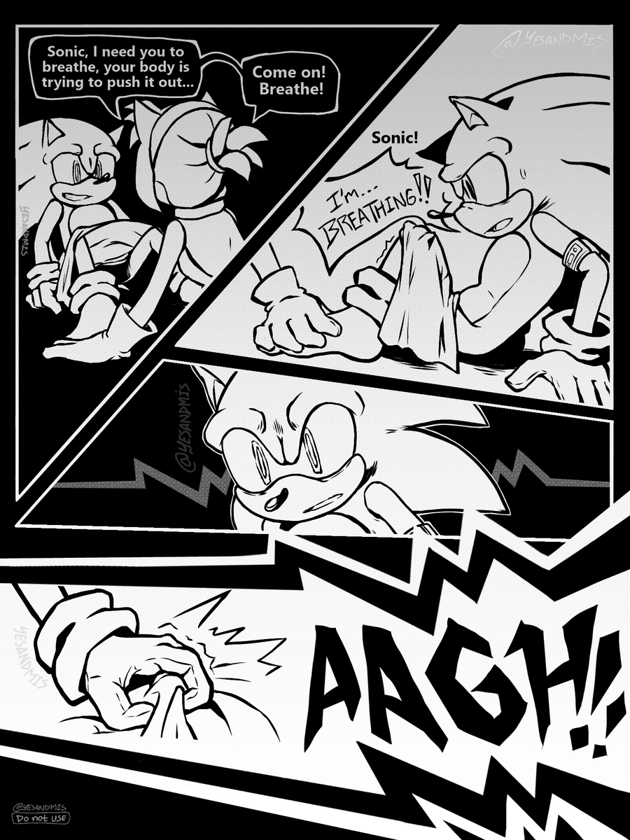 YesandMis's tweet photo. DAY 7 [The Baby is Coming!]
The long-awaited day has arrived; Sonic must be strong as the path grows harder for our hero. 
What will the ending be?...

#PregSonicWk26 #sonadow #Shadonic #mpreg https://t.co/zVUPG0UFBX