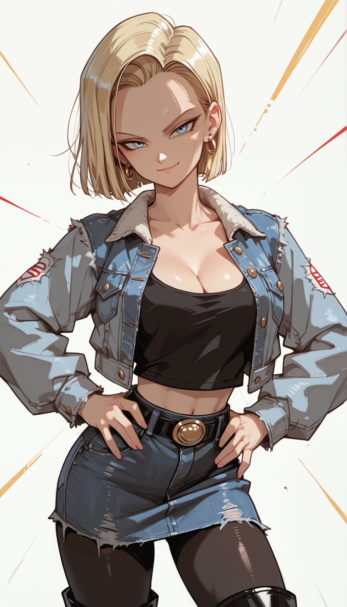 oneesan_aiart's tweet image. Android 18 — focused, disciplined, and effortlessly strong, she trains with a calm confidence that makes her power feel even more intimidating 💙💪✨ #Android18 #DragonBall #DBZ