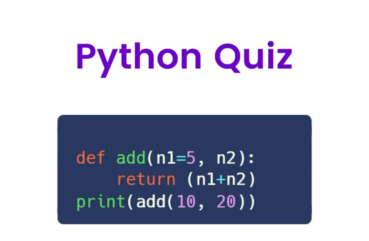 Python_Dv's tweet image. Python Quiz 📋 

#python #developer #development #coder #coding #computer