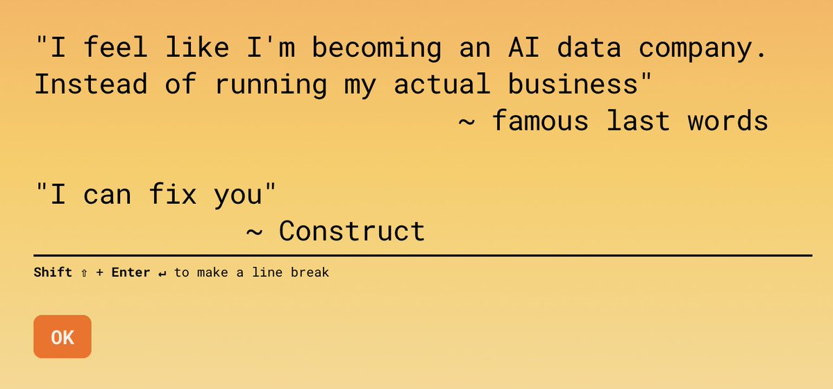 Construct Computer tweet media