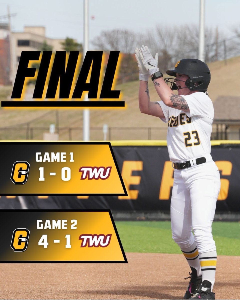 cuaggiessb's tweet photo. 2 Games, 2 WINS ๐ฅ๐งน
Softball takes two games from Texas Womanโs University to finish out the weekend! โ๏ธ
Next up Softball will be at home for Senior Day against Oklahoma Christian on Saturday, April 25th.
#BackTheAxe | #AggieCountry https://t.co/hiuScLSdKI