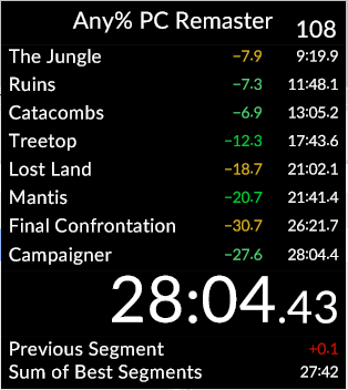 Growth_Kasei's tweet image. 15 seconds to go now...

#turok #speedrun