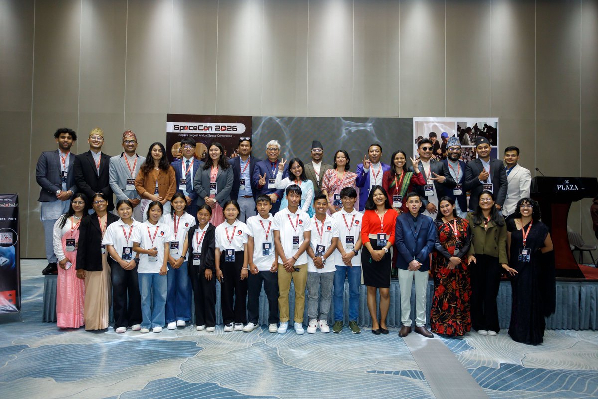 kessikushal's tweet image. SPACE CON 2026 – Nepal’s Largest Annual Space Conference.
Organized by @antarikchya, bringing together innovators, researchers, and space enthusiasts under one roof. 
Proud to be part of this journey and present my research. 
#SpaceCon2026 #Conference #SpaceCommunity