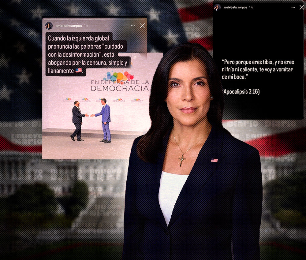 elnuevodiariord's tweet image. 😬👀 La embajadora de EE.UU en #RepublicaDominicana, Leah Francis Campos, cuestionó públicamente la narrativa en torno a la lucha contra la desinformación, tras la participación dominicana en la cumbre celebrada en Barcelona, España, encabezada por Pedro Sánchez.
