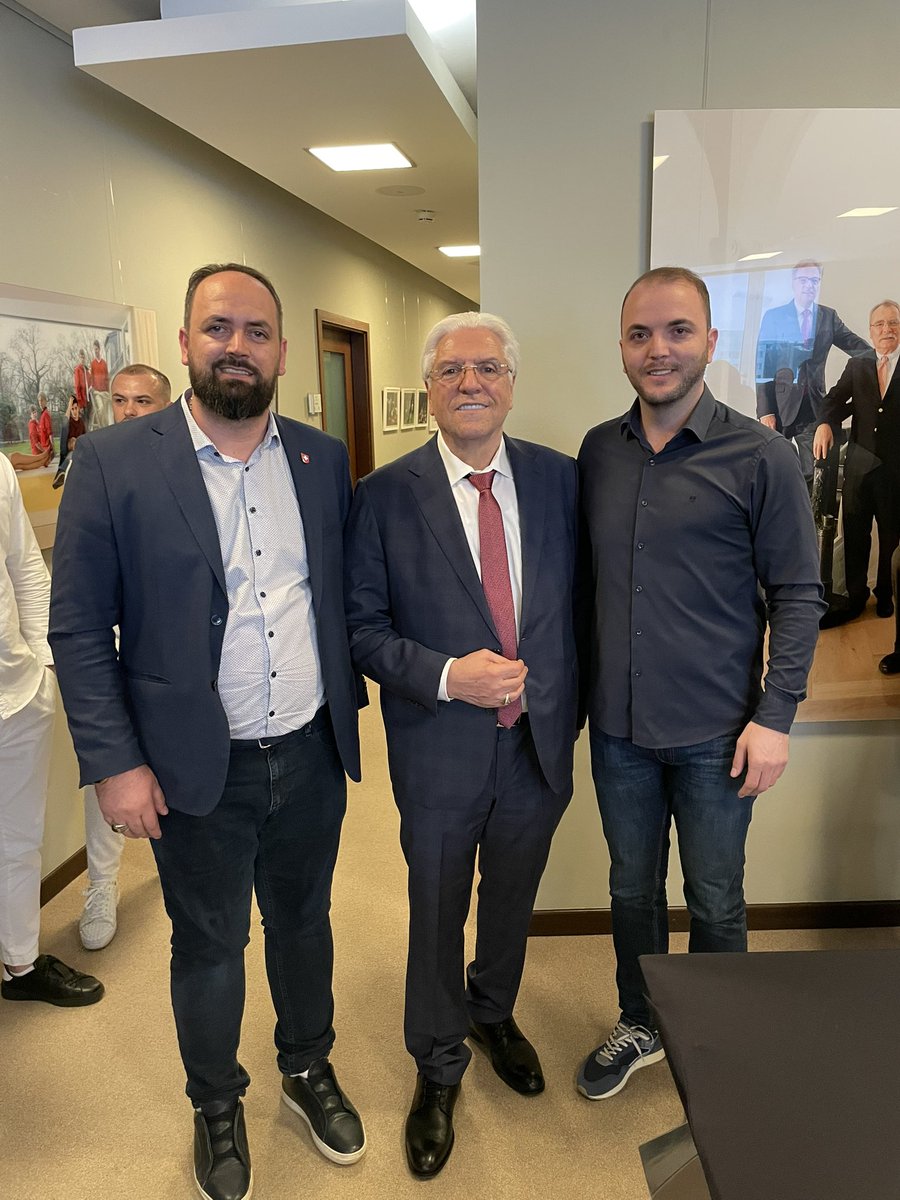 CekuFitim's tweet image. A meeting with the Albanian billionaire Mr. Lazim Destani in Düsseldorf.

I had the pleasure of discussing also the new project, the magazine ‘Journal Magazine’, where in the first issue I will write about the contribution of President Trump and Grenell for peace in the Balkans.”