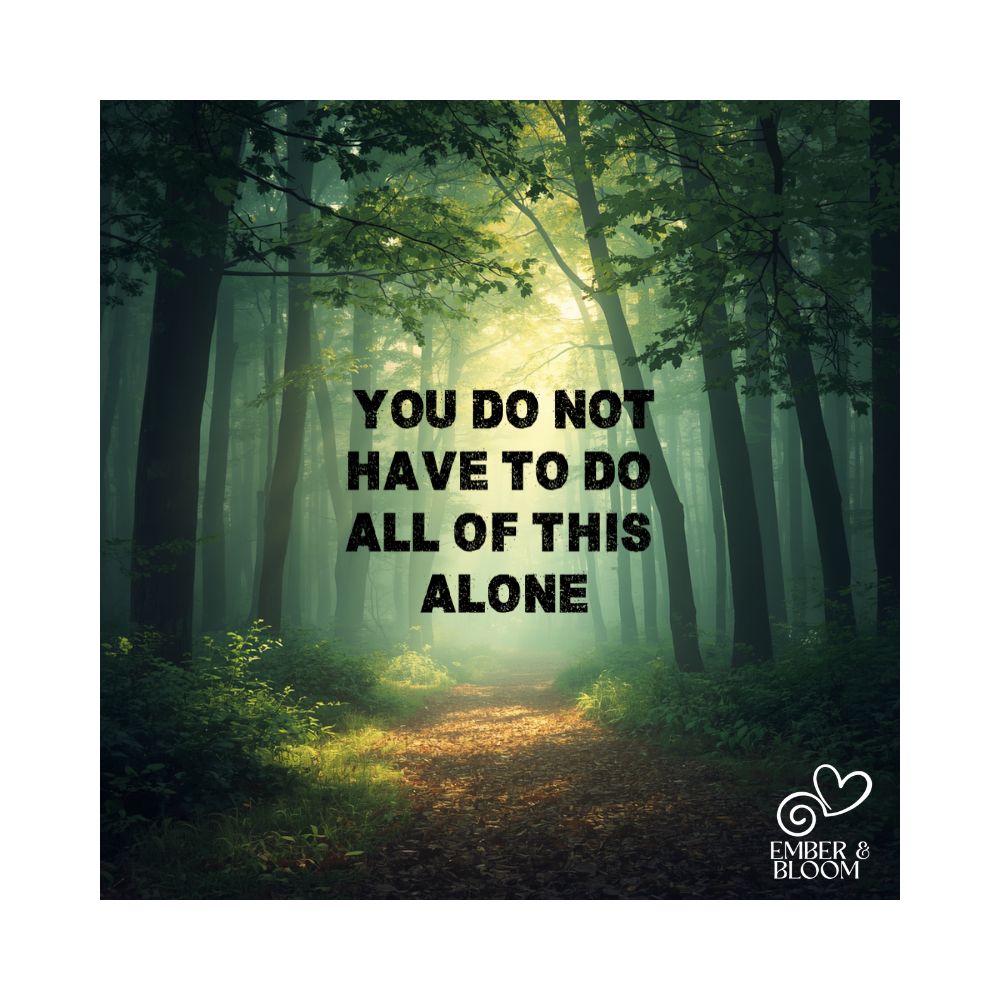 Ember & Bloom Coaching for Widows tweet media