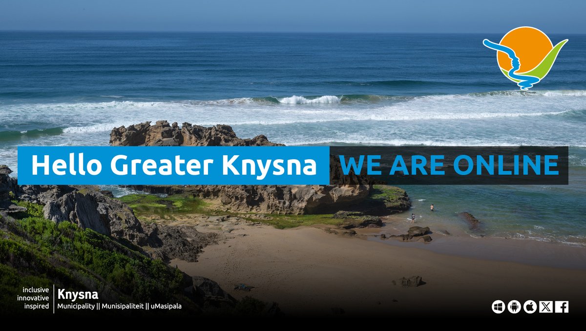 KnysnaMuni's tweet image. Good morning greater Knysna !☕ 

We're online. Happy New Week.  

If you need help finding any info, #ContactUs at bit.ly/3LwHzPh to see all the ways you can get in touch.  

Remember, Be Knys - Save Water 💧 

#inclusive #innovative #inspired