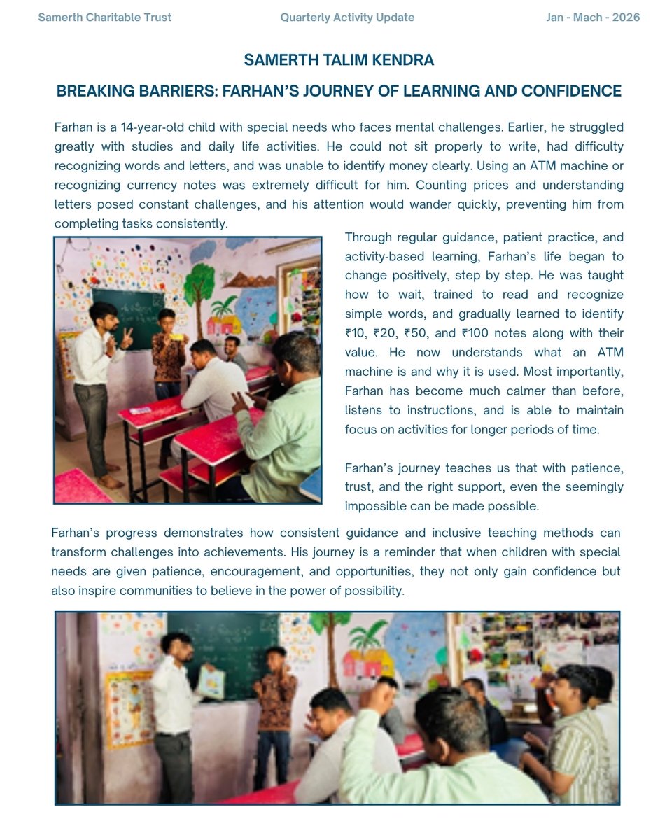 Samerth Trust tweet media