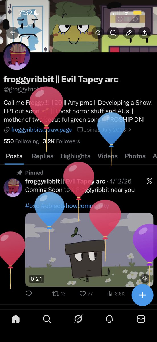 froggyribbit || Evil Tapey arc tweet media