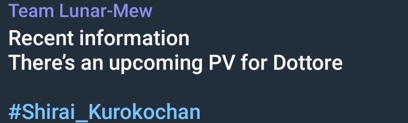 Daily Dottore˚₊‧꒰ა🧪 tweet media