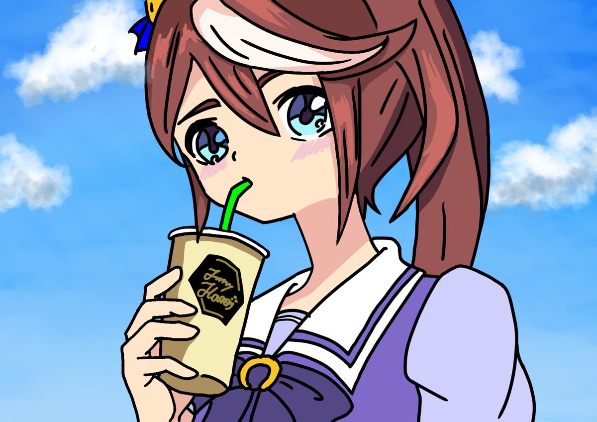 誕生日おめでとう！
はちみーいっぱい飲んでね！

 #トウカイテイオー生誕祭2026