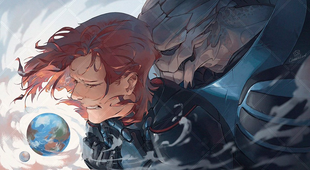 ❤️‍🩹
#MassEffect 
(P.s. commission slots will be open next Monday)
