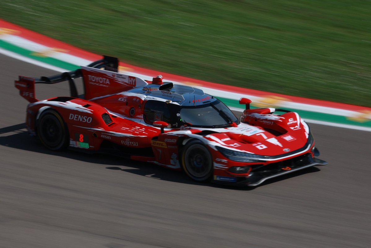 WEC IMOLA 🔴⚪️ <a href="/ToyotaRacingWEC/">TOYOTA RACING WEC</a> #WEC #ToyotaRacing