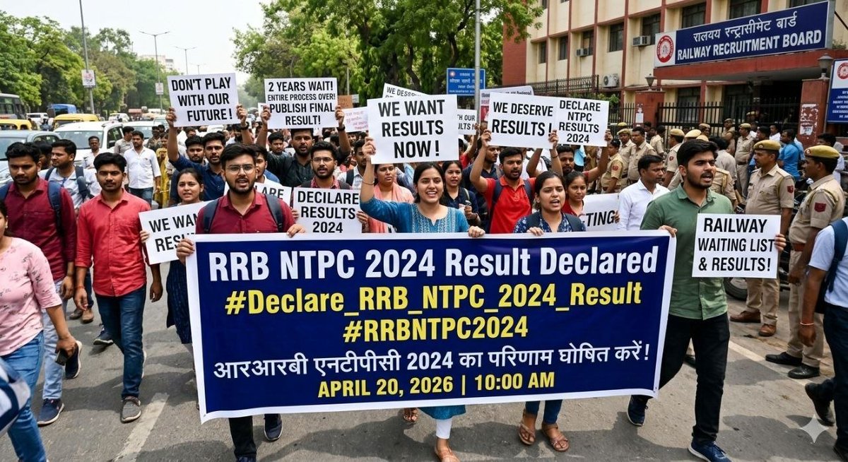 KLclips1's tweet photo. 19 महीने
ना रिजल्ट
ना अपडेट 
क्या करोड़ों aspirants को ऐसा ट्रीट किया जाता है ? 
रेल मंत्री Ashwini Vaishnaw जी,
RRB NTPC 2024 results immediately declare करें।

#declare_rrbntpc2024_result https://t.co/MmVa9oSM1n