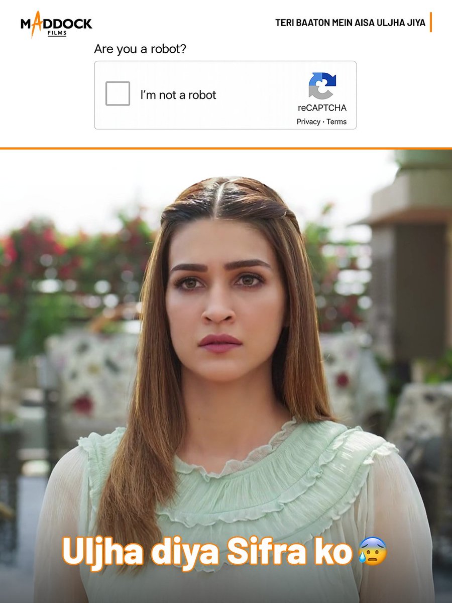 MaddockFilms's tweet image. This came out of the syllabus 🤖😵

#Robot #Confused #Relatable #Mood #Expression #KritiSanon #TeriBaatonMeinAisaUljhaJiya #DineshVijan #MaddockFilms
