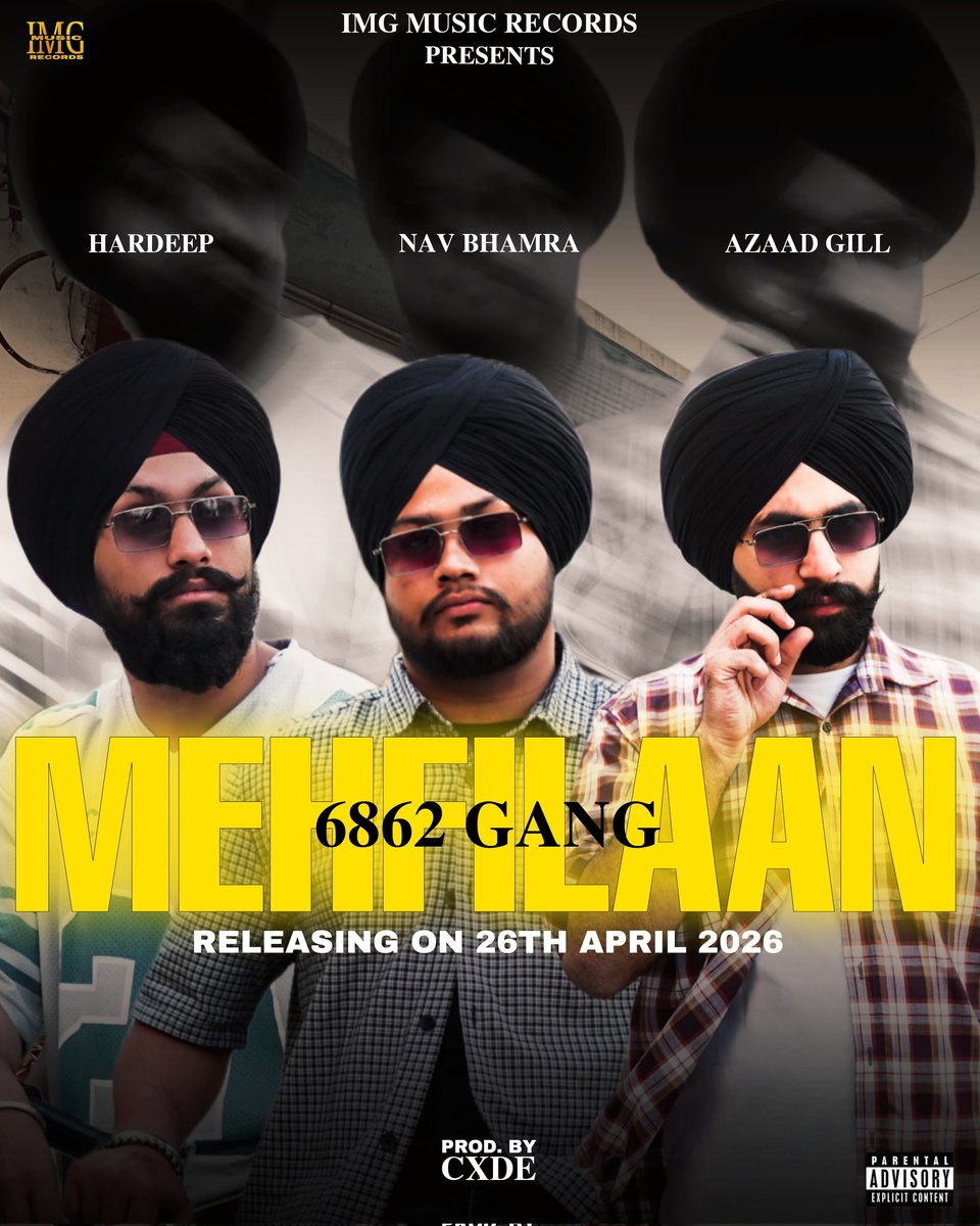 Navbhamra6862's tweet photo. MEHFILAAN ⏳

#6862gang #hardeephere #navbhamra #azaadgill #imgmusicrecords https://t.co/sznGeBshdX