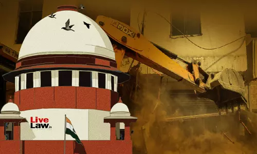 LiveLawIndia's tweet photo. Urgent hearing sought before #SupremeCourt against #demolition of a house

Counsel: My house is under demolition. Before hearing in High Court, they started demolishing. The land mafia...

CJI: What can we do?

Counsel: Have the hearing today itself, so that atleast 1 floor may be saved

CJI: When did HC dismiss?

Counsel: On Friday. I have filed SLP. No defects

CJI: It will be listed in a day or so.