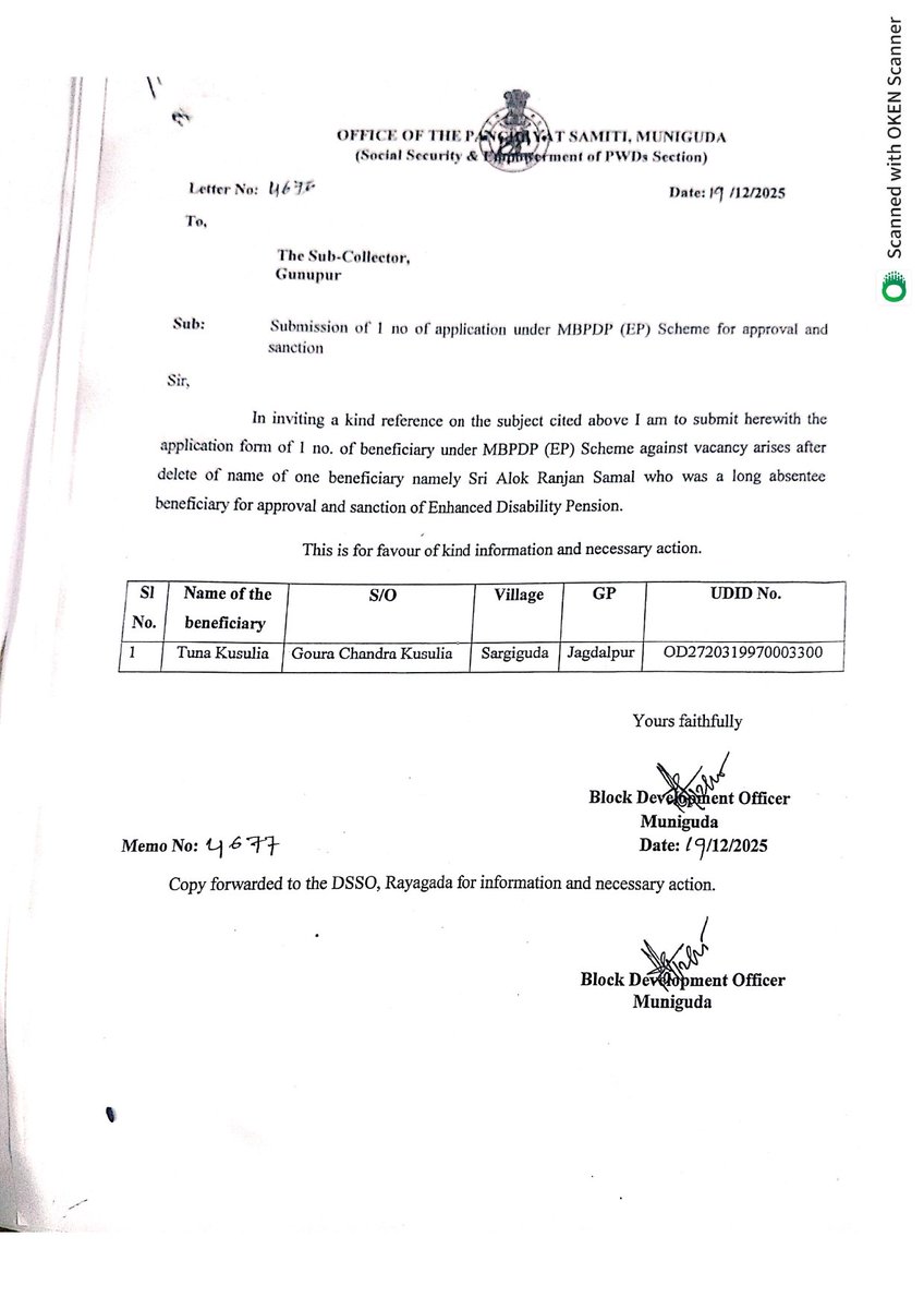DSSO Rayagada Odisha tweet media
