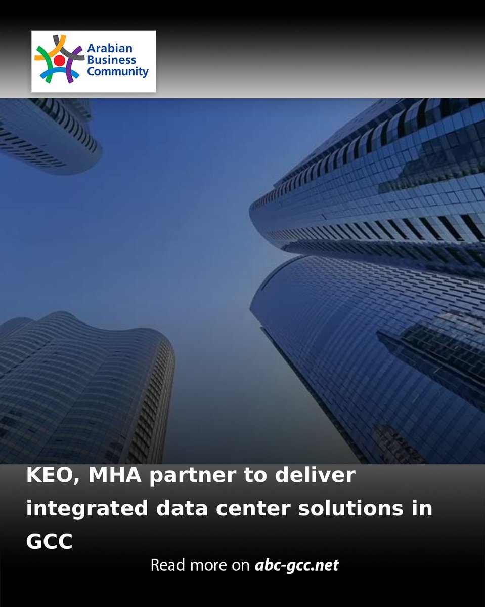ABCinGCC's tweet image. KEO and Margulies Hoelzli Architecture (MHA) have entered into a strategic partnership to deliver end-to-end data center solutions for developers and investors across the GCC and Europe.

Read more on abc-gcc.net/News/1/394863

#ABCNews #Partnership #Infrastructure #Developer