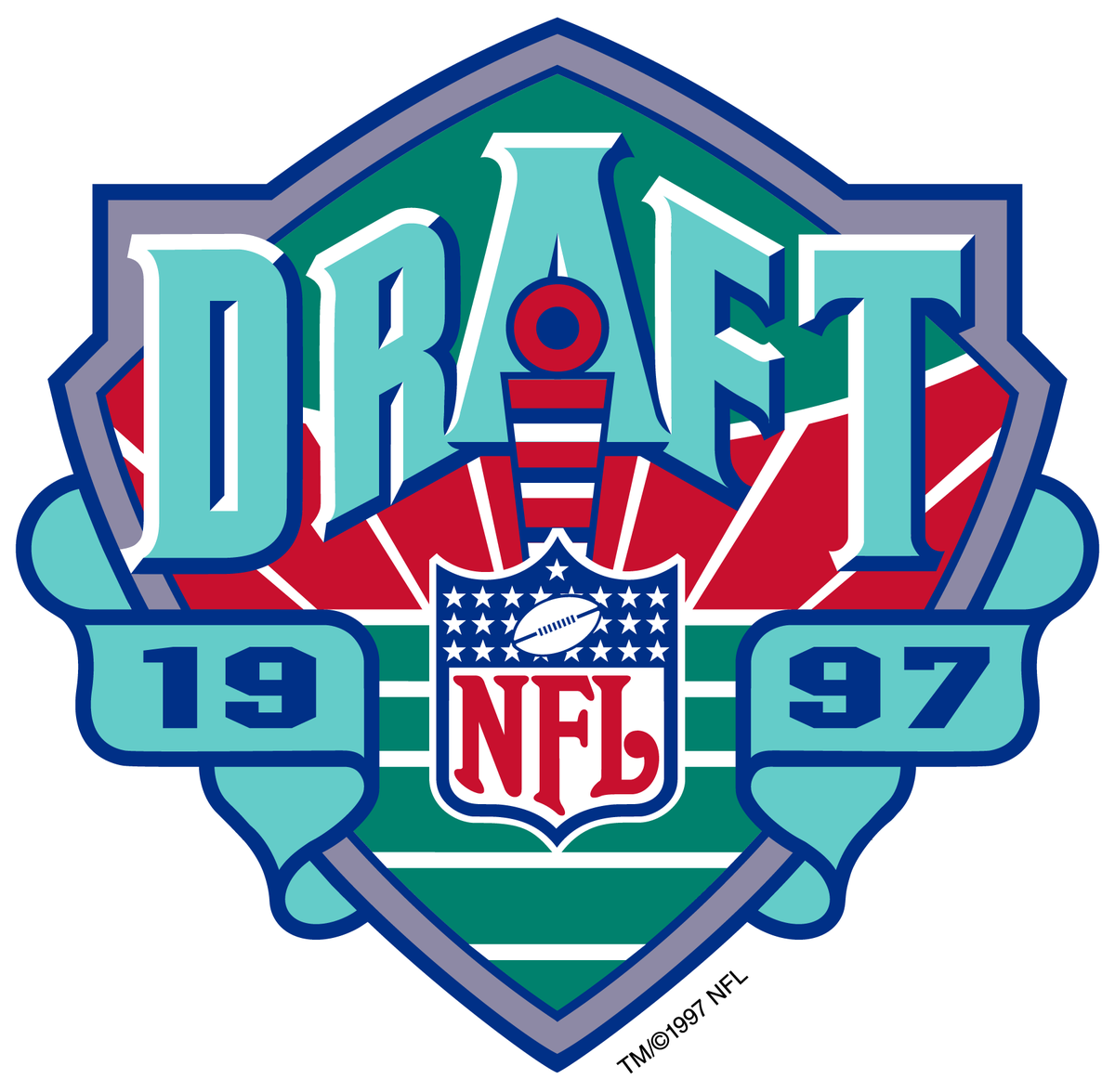 JustChessSports's tweet image. The logo of the 1997 NFL draft.

#NFLHistory #NFLDraft