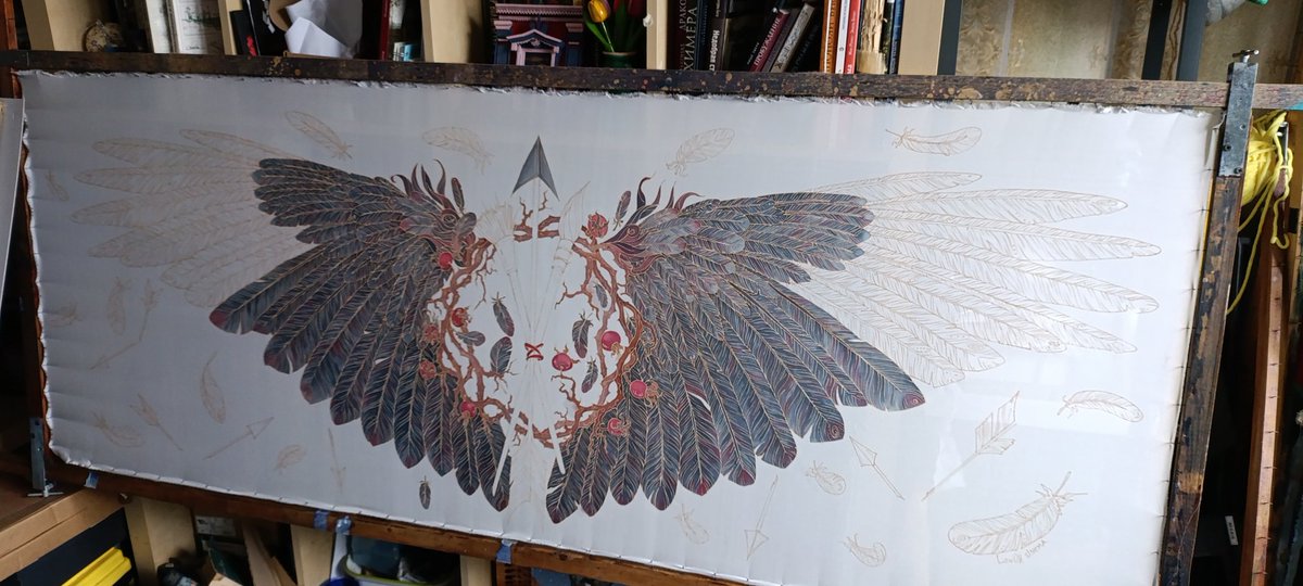 Понеслось. Здесь где-то 6 часов на коленях перед рамой, впереди не меньше.