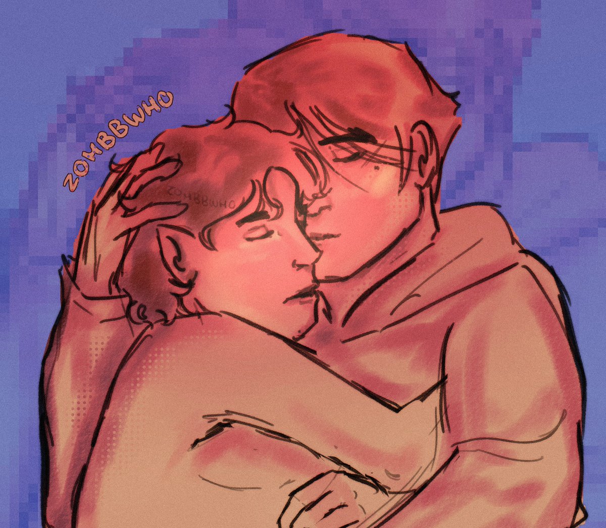 zombbwho's tweet image. 💤 #absoluresuperbat doodle while I finish another draw :p #absolutebatman #absolutesuperman #superbat