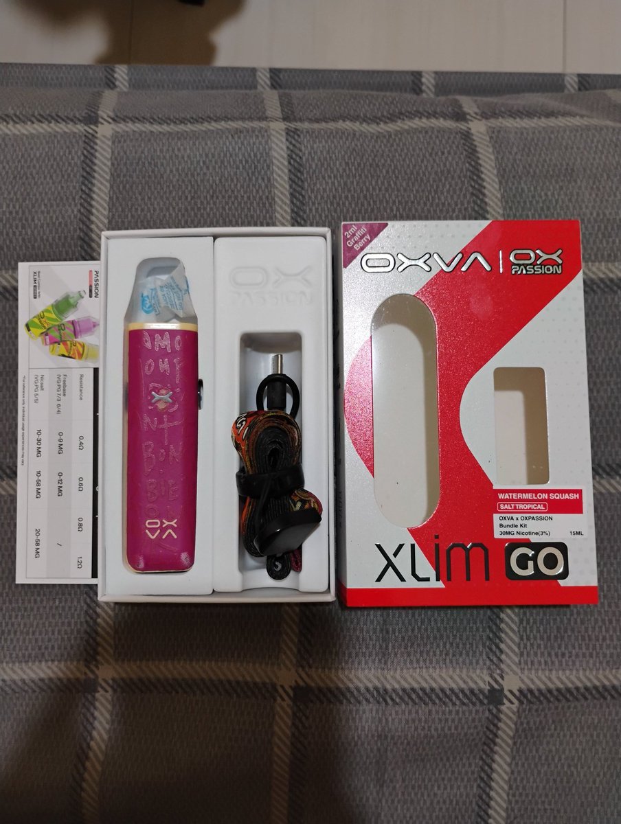 itzhaqqi's tweet photo. WTS pod Oxva Xlim GO (tanpa catridge)

Kelengkapan: box, kabel type c, lanyard.
Rp100.000 Nego harga di reply.

📍COD Malang
#zonauang
tg- wts wtb pod vape foom oxva murah jual beli tawarin https://t.co/fwYU2GhXYj