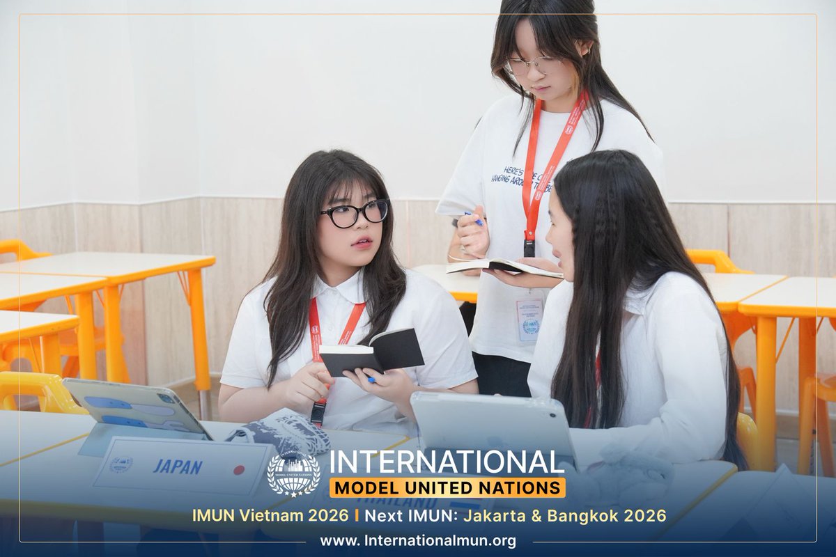 imunofficial's tweet image. Day 2 at IMUN Vietnam 🇻🇳: sharper debates, stronger voices, real diplomacy in action. 🌍
More than participation—it’s growth, confidence, impact. Leaders are shaped here. 🚀#IMUN #DayTwo #GlobalLeaders
