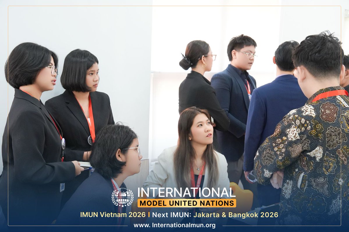 imunofficial's tweet image. Day 2 at IMUN Vietnam 🇻🇳: sharper debates, stronger voices, real diplomacy in action. 🌍
More than participation—it’s growth, confidence, impact. Leaders are shaped here. 🚀#IMUN #DayTwo #GlobalLeaders
