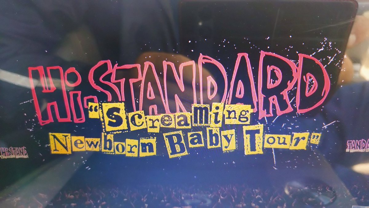 tuskviolet's tweet photo. 昨日に引き続き観るかな
Hi-STANDARD
Screaming Newborn Baby Tour
Kアリーナ https://t.co/fgMJtjjIUr