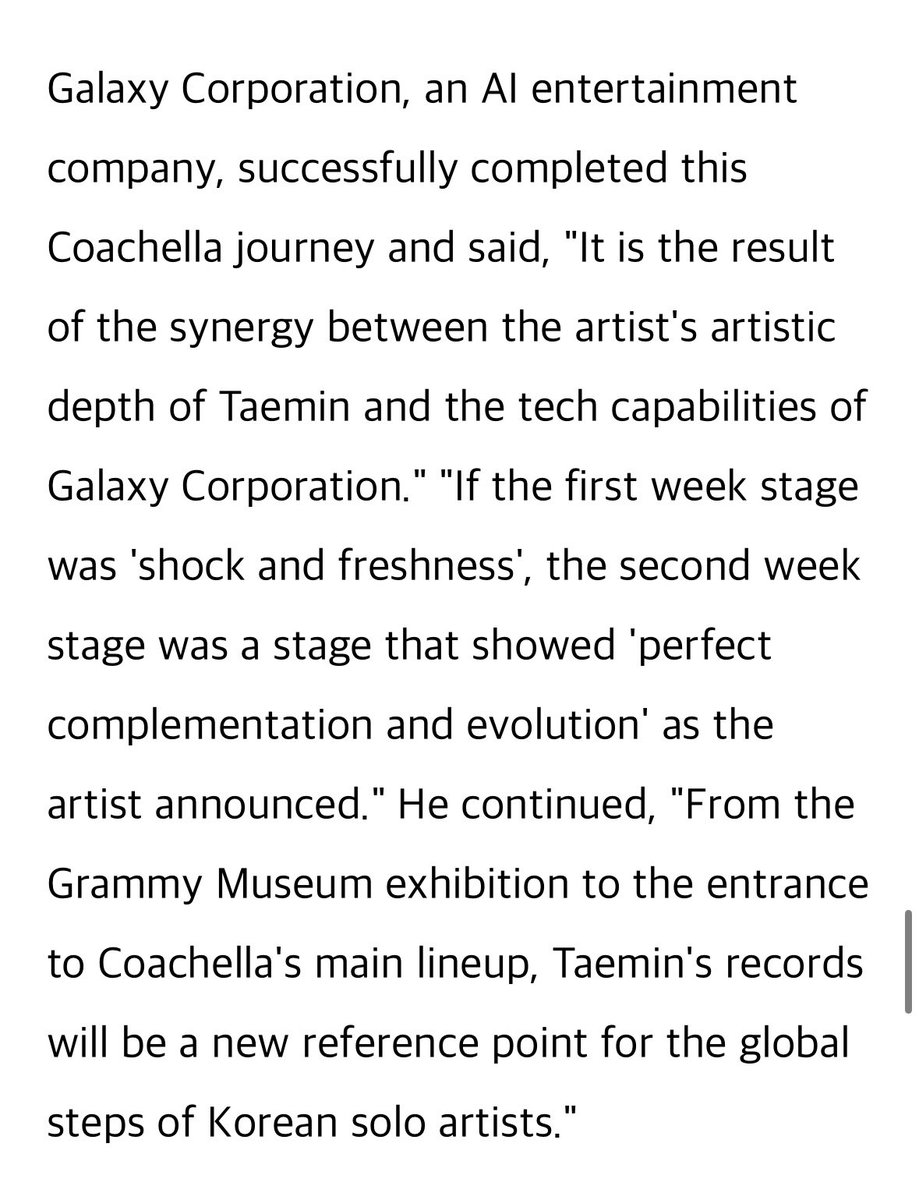 Loya_Taemint's tweet photo. “Immediately after the Coachella stage was broadcast live worldwide, the hashtag “#TEAMCHELLA” used by fans to support Taemin, ranked No. 1 on X’s worldwide real time trends, demonstrating overwhelming buzz. “#TEAMCHELLA” is a fandom slogan created by combining Taemin’s name with Coachella.”
