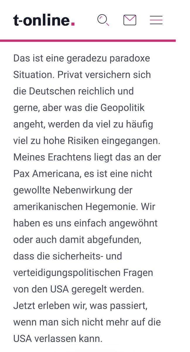 AMFChina's tweet image. “Privat versichern sich die Deutschen reichlich und gerne, aber was die Geopolitik angeht, werden da viel zu häufig viel zu hohe Risiken eingegangen.” #RiskanteZukunftswetten 🇩🇪 #CRINK 🇨🇳 🇷🇺 🇮🇷 🇰🇵 t-online.de/nachrichten/au…