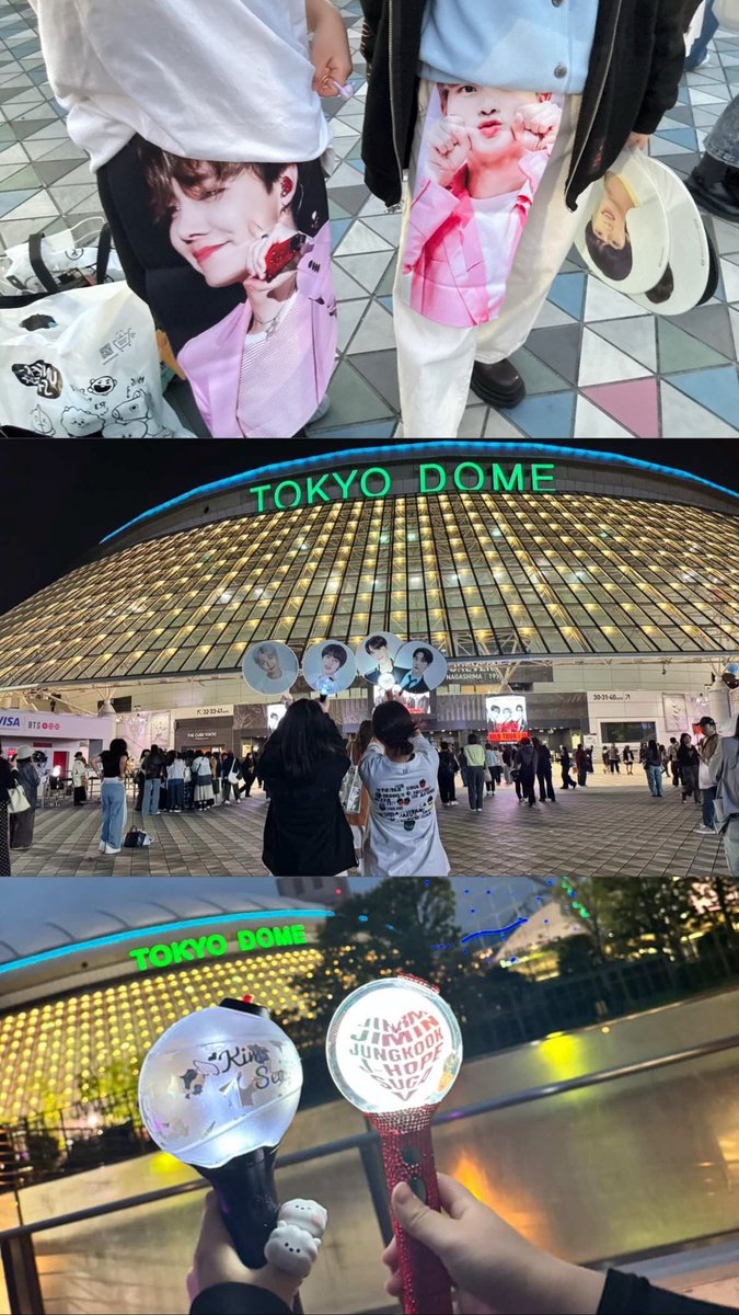 Day1 260417
最後まで頑張ったけど🎫なくて行くか迷ったけど行ってよかった✨
Hooligan始まった瞬間の歓声聴こえてあの爆イケホビ見られへんで大泣きしたけど、音漏れ多くてマシやった。
来年は絶対参戦してホビ、7人拝むからー！
ホビしんどいのにありがとう😭💕愛してる