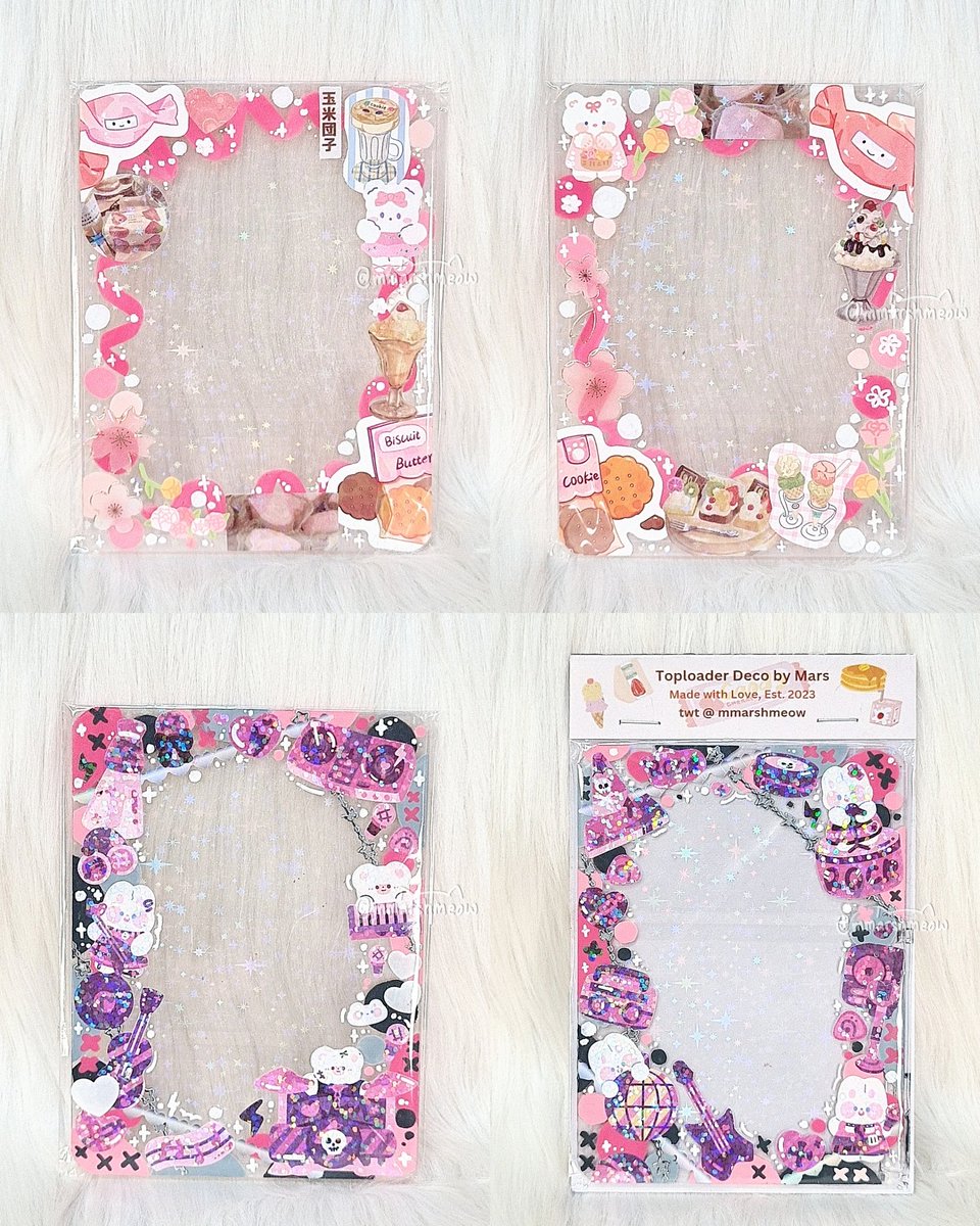 𐙚 Mars' Toploader Deco #CF22 #Comifuro22 catalogue (a thread) !! ᯓᡣ𐭩 ̊.
♡ + ↻ is very apreciated! 

CF22 — KFC x Moonpetal Atelier @ K59-AB

✔ book for pickup (both days)
✔ mail order for 25.4 / 5.5 (freebies included 𐔌՞ ܸ.ˬ.ܸ՞𐦯♡)
✔ will keep update the thread