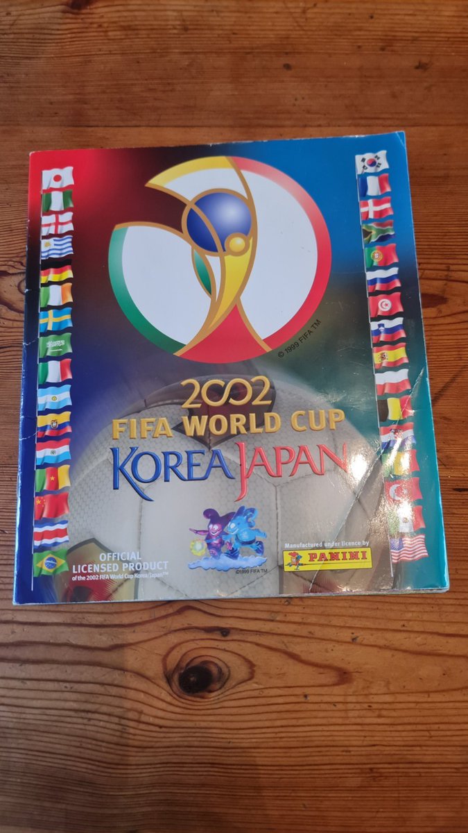 Panini Korea Japan 2002 World Cup 100% Complete Football Sticker Album.  Super!

Ends Mon 20th Apr @ 12:08pm

ebay.co.uk/itm/3181439073…

#ad