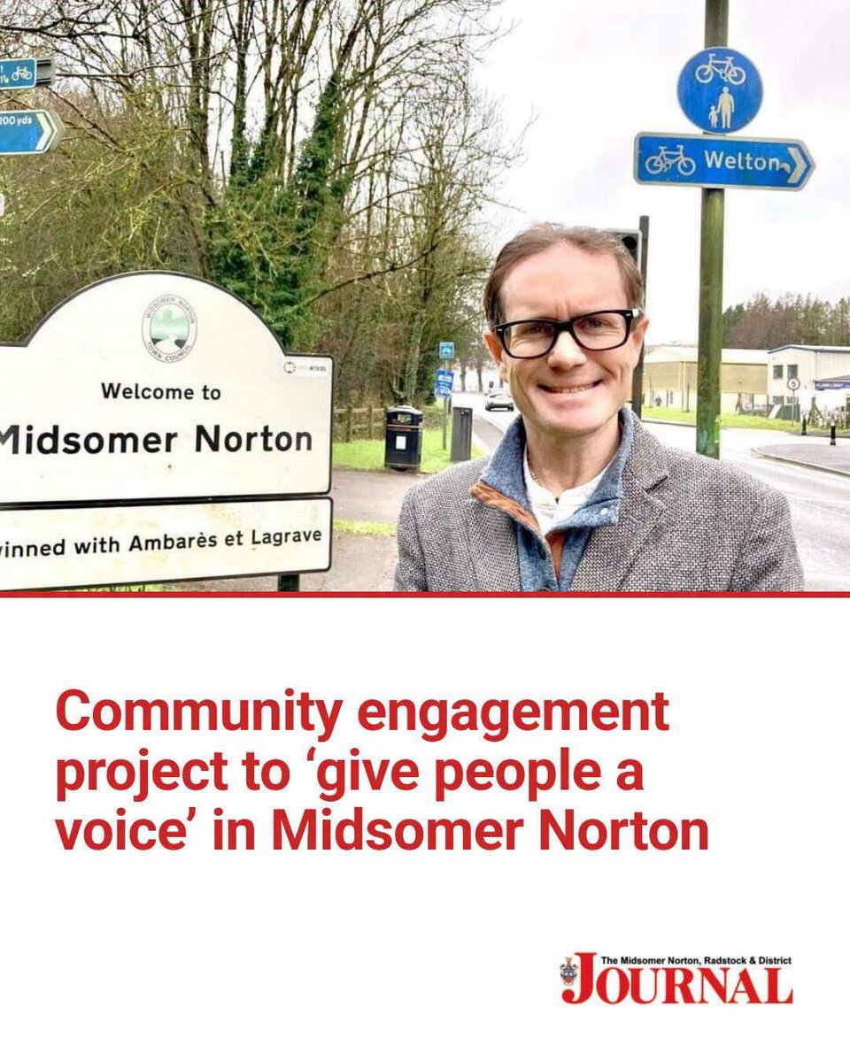 Nathan_Hartley_'s tweet image. 🗞️ Community engagement project to ‘give people a voice’ in Midsomer Norton 

👉 mnrjournal.co.uk/news/community… 

#MidsomerNorton #CommunityEngagement #YourViewsMatter