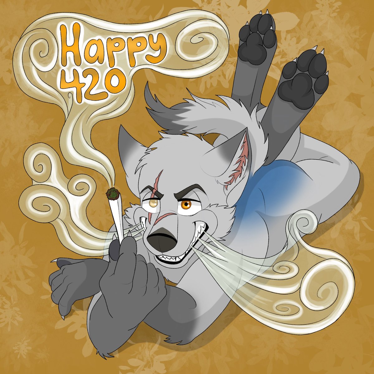 FinisterraBB's tweet photo. Happy #420 
YCH from the amazing @KriekWildebeest ❤️ https://t.co/PXC3hKYsZy