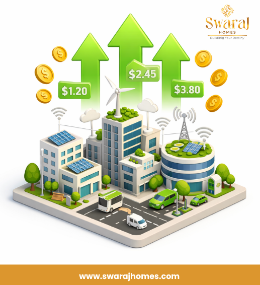 SwarajHomes's tweet image. The future doesn’t just build cities — it builds value. 

 #SmartInvestment #FutureGrowth #LandAppreciation #InvestInLand