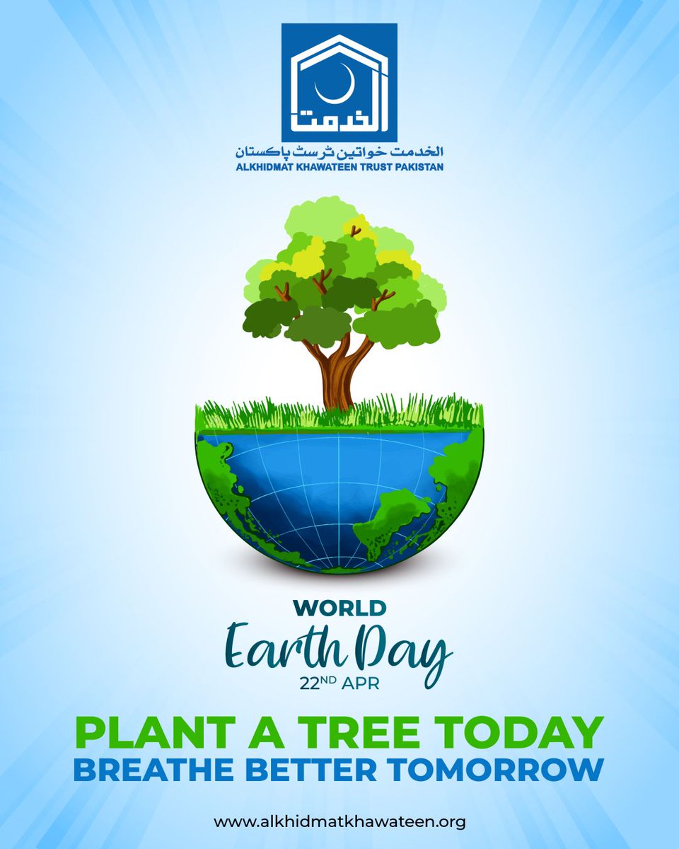 akktpak's tweet photo. Plant a Tree today, breathe a better tomorrow!
World Earth Day - 22nd April
#WorldEarthDay #EarthDay #earth #PlanetEarth #Tree #PlantATreeToday #nature #Alkhidmat #HelpWithAlkhidmat #PlantationDrive https://t.co/6NTsqq8mJr
