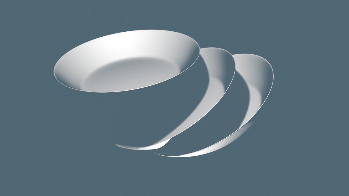 blendixio's tweet image. Plates in Blender #Blender #3d