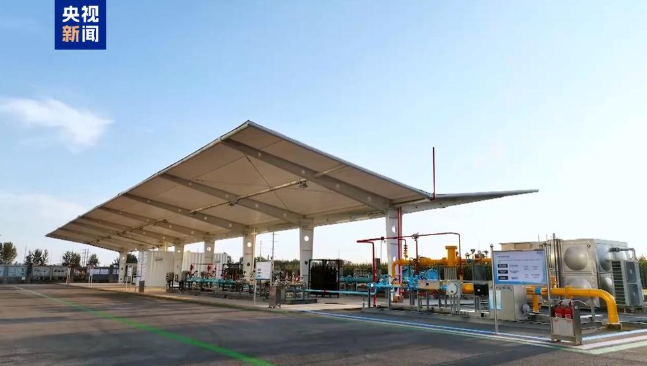 China's first large-scale natural gas hydrogen blending application ...