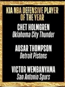 Gylbret's tweet image. Les trois finalistes pour le prix du Joueur Défensif de l'Année Kia NBA 2025-26 
Votre pronostic en #TradingCards 
#CardsAddict #thehobby #sportscards